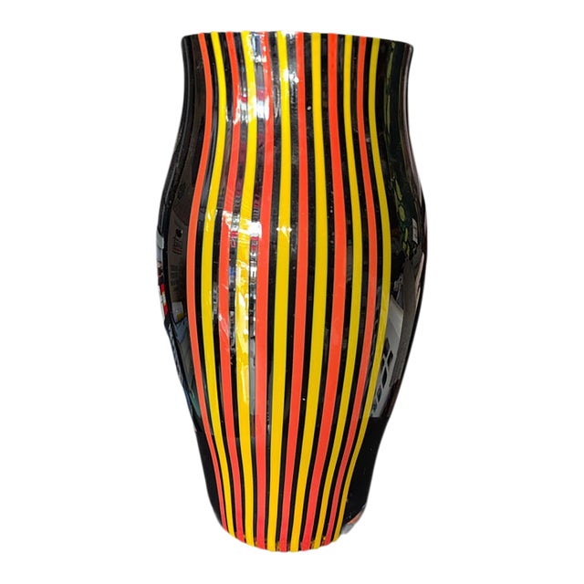 1980s Large Carlo Moretti Glossy Vase. Mid-Century Modern For Sale