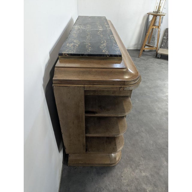 Large Art Deco Sideboard in Wood For Sale - Image 11 of 15