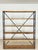 Exceptional shelving unit crafted from solid walnut, distinguished by its sculptural design. The asymmetrical arrangement...