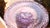 1990s Fire & Light Neodymium Lavender Glass Cake Plate, Signed For Sale - Image 11 of 14