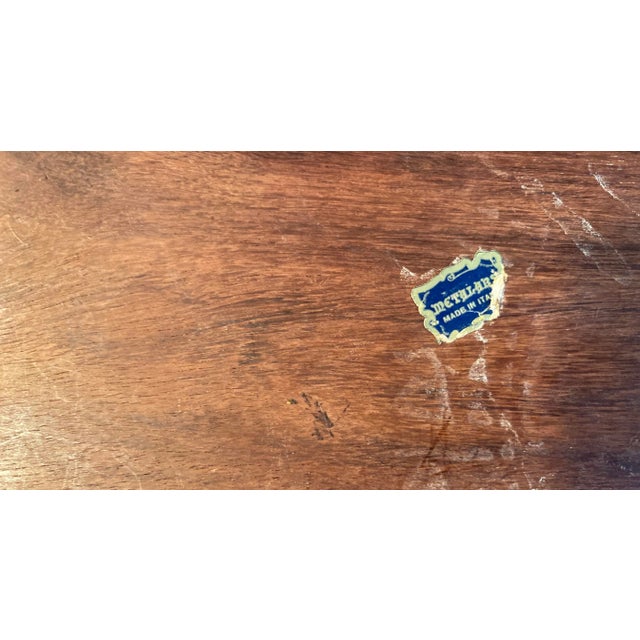 Mid 20th Century Vintage Mixed Metal and Rosewood Box Made in Italy For Sale - Image 5 of 7