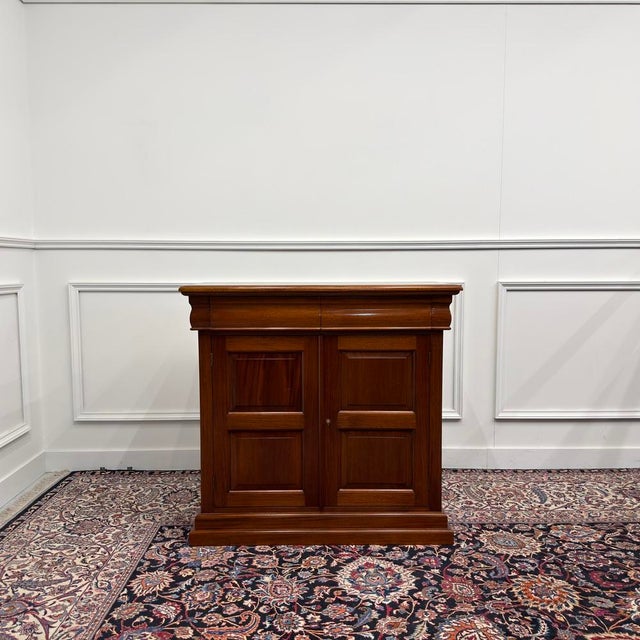 English Office Sideboard in Teak For Sale - Image 11 of 11