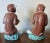 19th Century Chinese Export Famille Rose Porcelain Monkeys Holding Peaches - a Pair For Sale - Image 10 of 13