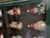 Cute mini Christmas ornaments figurines set of 12 blown glass Handpainted 2” pieces.