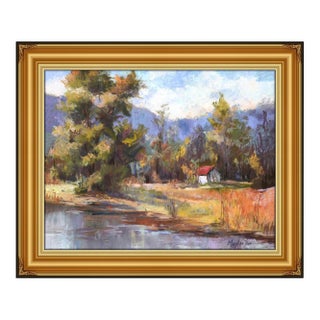 Late 20th Century Autumn on the Farm, Mary Ann Davis For Sale
