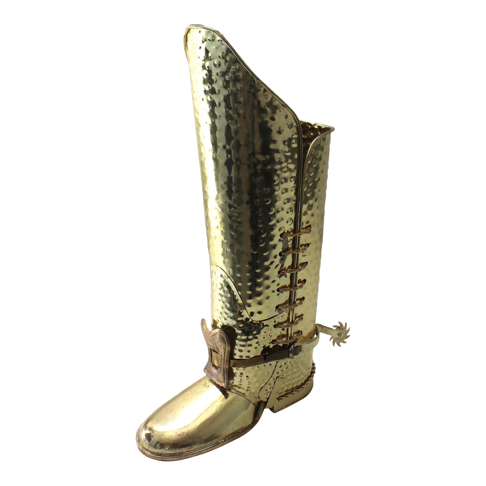 MidCentury English Riding Boot Umbrella Stand Chairish