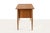 Brown Scandinavian Desk with Sliding Mobile Drawer Block and Small Armchair, Denmark, 1970s, Set of 2 For Sale - Image 8 of 17