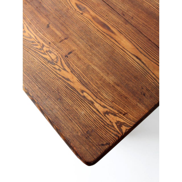 Brown Antique Jacobean Revival Barley Twist Square Table For Sale - Image 8 of 18