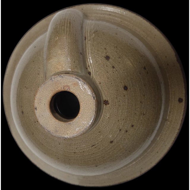 Eric Norstad Mid Century Modern Studio Pottery Brown Bathroom Sink Architectural For Sale - Image 10 of 10