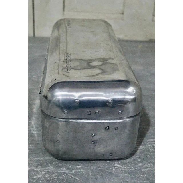 Vintage Aluminium First Aid Box, 1940s For Sale - Image 4 of 12