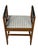 Art Deco Modernist Stool in Oak & Velvet from Jan Brunott, 1920s For Sale - Image 10 of 14