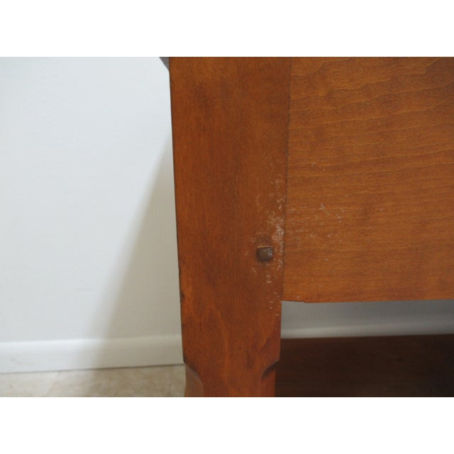 1980s 1980s Shaker David T Smith Cabinetmaker Shaker Style Work Table For Sale - Image 5 of 13