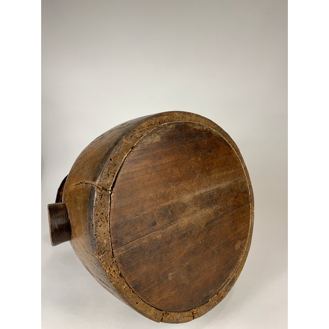 Early 20th Century Early 20th Century Asian Wooden Vessel For Sale - Image 5 of 12