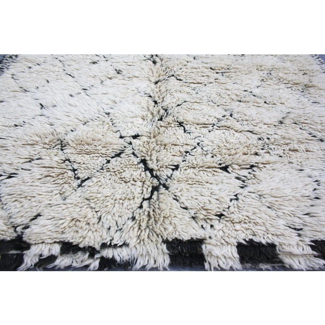 Contemporary Mid 20th Century Vintage Moroccan Rug - 12' X 6'2'' For Sale - Image 3 of 11