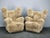 Monumental Art Deco Skandilock Sheepskin Wingback Chairs 1930s, Set of 2 For Sale - Image 7 of 14