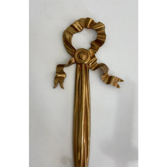 Bronze Louis the 16th Bronze Wall Lights - A Pair For Sale - Image 8 of 12