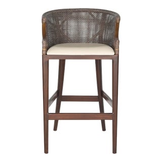 Rattan Brown barstool, Brown For Sale