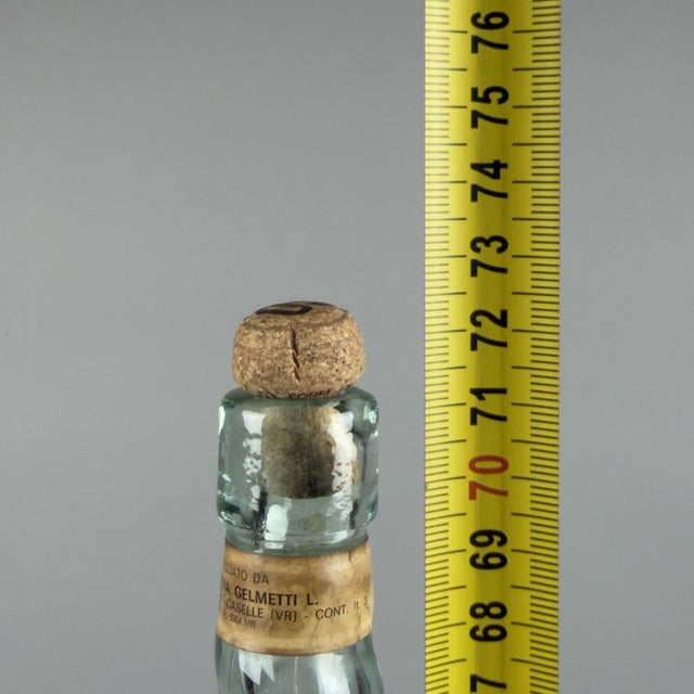 Large Green Artistic Glass Unicorn Bottle, 1970s For Sale - Image 13 of 14