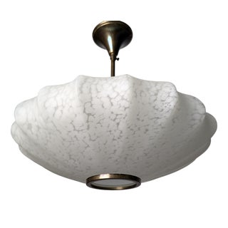 Speckled Murano Glass Ceiling Lamp, 1960s For Sale