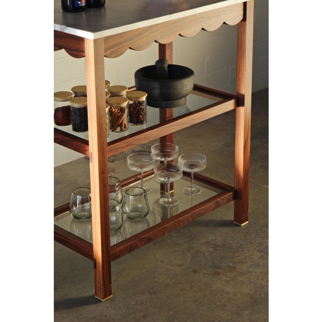 Auburn Claudette Serving Table For Sale - Image 8 of 12