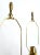 Lamp Pair Mahogany Brass & Shades For Sale - Image 12 of 12