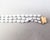 Vintage 1960s Signed Napier Goldtone & White Beaded Asian Influenced Bracelet For Sale - Image 10 of 13