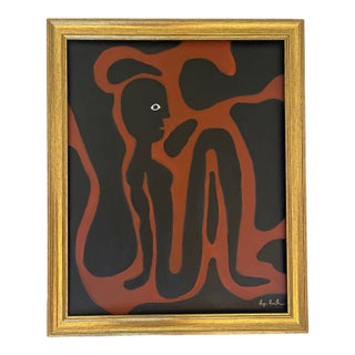 Puzzle Man Modern Painting by Bryan Boomershine, Framed For Sale