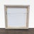 Contemporary minimalist canvas artwork titled Morning Fog III. Features a soft monochromatic landscape in layered gray...