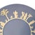 Blue Wedgwood Lavender Blue Jasperware Sacrifice Cake Plate Classical Relief England 9.5" For Sale - Image 8 of 10