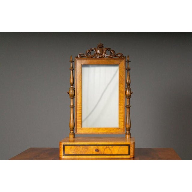 Item: Table mirror Period & Style: Gründerzeit - second half of the 19th century Features: - elegant and practical piece...