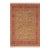 Shabby Chic 1990's Green/Aubergine Wool Rug - 8'0'' X 10'5'' For Sale