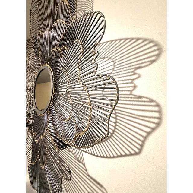 Global Views Studio a Home Iron Poppy Mirror by Global Views For Sale - Image 4 of 7