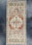 Terra Cotta Turkish Mini Rug Oriental Hand Knotted Vintage Rug 1'9" x 4' #16875 For Sale - Image 8 of 8