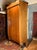 19th Century 19th Century Biedermeier Fruitwood Armoire with Dolphin Carvings and Gilt Detail For Sale - Image 5 of 11