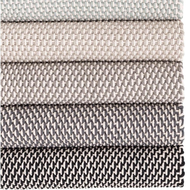 2020s Dash & Albert by Annie Selke Two-Tone Rope Black/Ivory Indoor/Outdoor Rug, 2' x 3' For Sale - Image 5 of 6