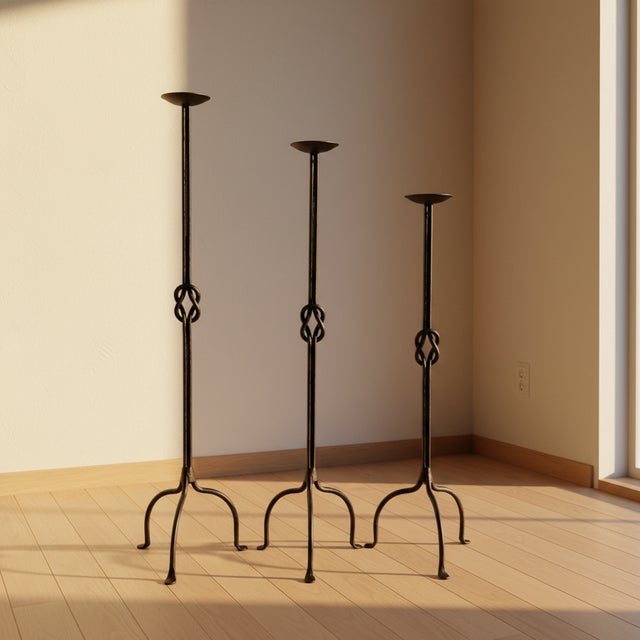 The Arched Hercules Trio: Floor Candelabra Set ️ Combine the strength of ancient symbolism with the clean lines of modern...
