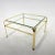 Italian Coffee Table in Brass and Glass by Mauro Lipparini, 1970s For Sale - Image 11 of 13