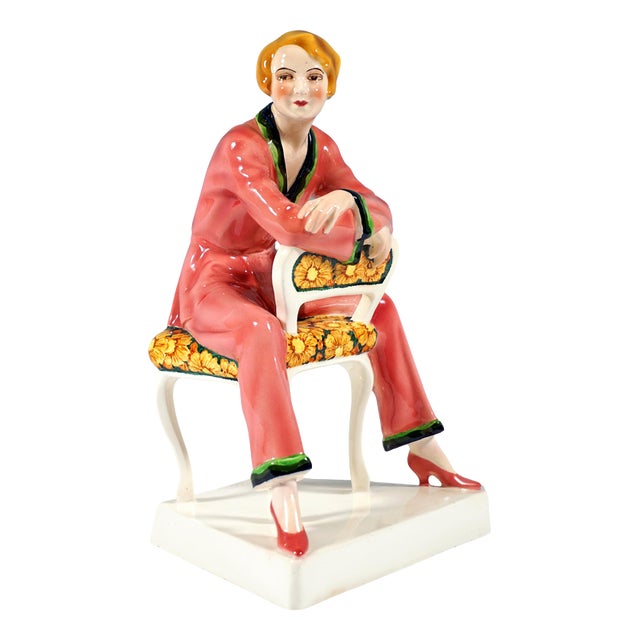 Vienna Art Deco Figure by Josef Lorenzl, 1930 For Sale