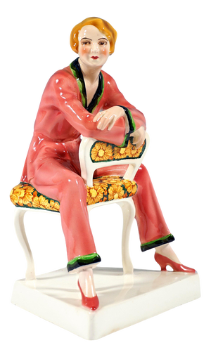 Vienna Art Deco Figure by Josef Lorenzl, 1930
