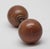 Heavy cast bronze doorknobs. The manufacturer and date of creation is unknown. Priced as a pair of knobs with spindle. The...