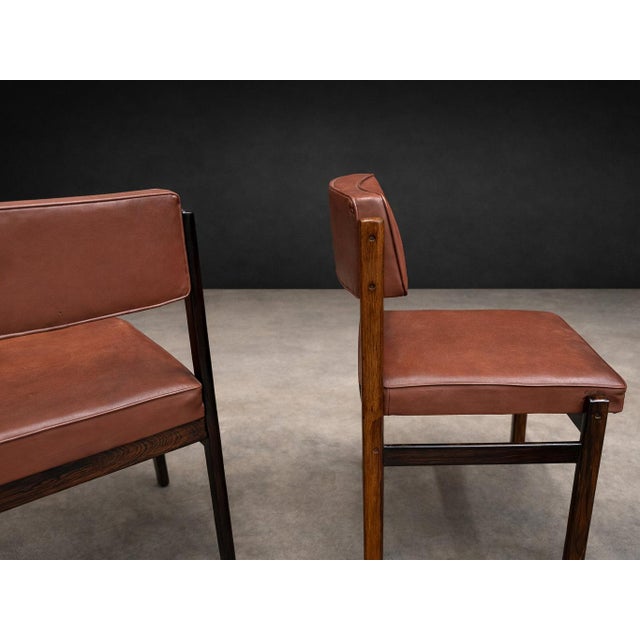 Set of Six “Tião” Dining Chairs in Rosewood by Sergio Rodrigues, Brazil, 1959 - Lot 821A For Sale - Image 11 of 14