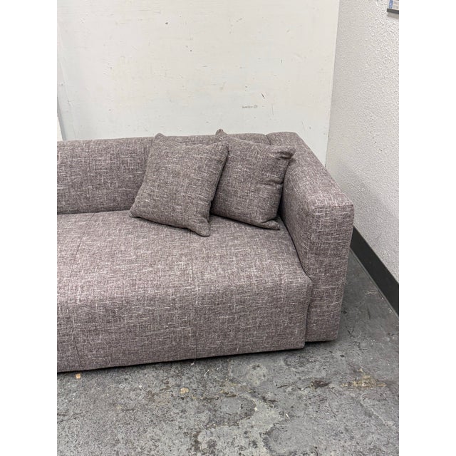 Bespoke Breuer Linen Sofa For Sale - Image 11 of 12