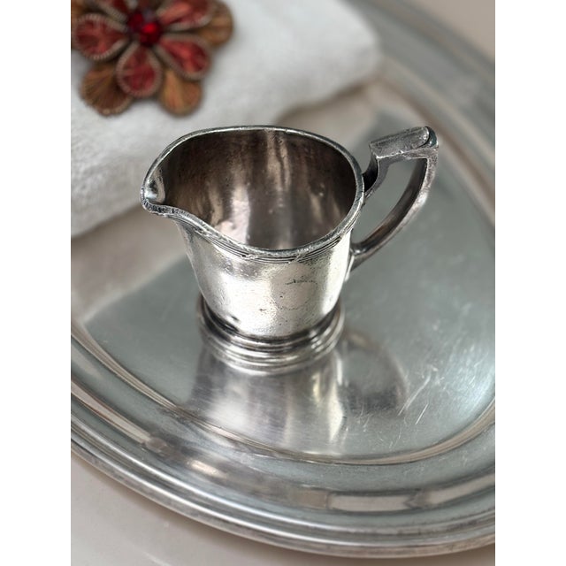 1930s Vintage 1930s "The Barclay New York" 4 Oz Creamer For Sale - Image 5 of 6