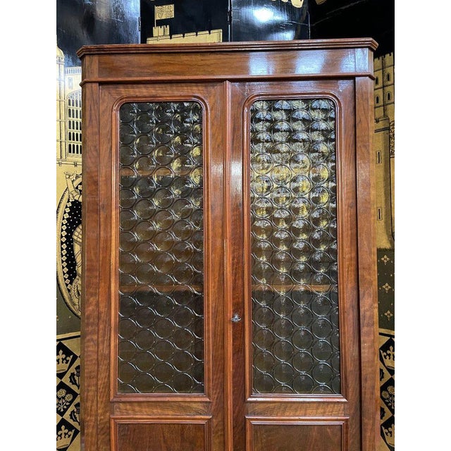 Louis Philippe Bookcase Cabinet in Wood For Sale - Image 6 of 10