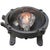Vintage French Industrial Grey Cast Iron and Clear Glass Wall Light For Sale - Image 4 of 7