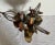 Brutalist Copper and Brass Floral Sculpture Marked B J M 1979 For Sale - Image 4 of 11