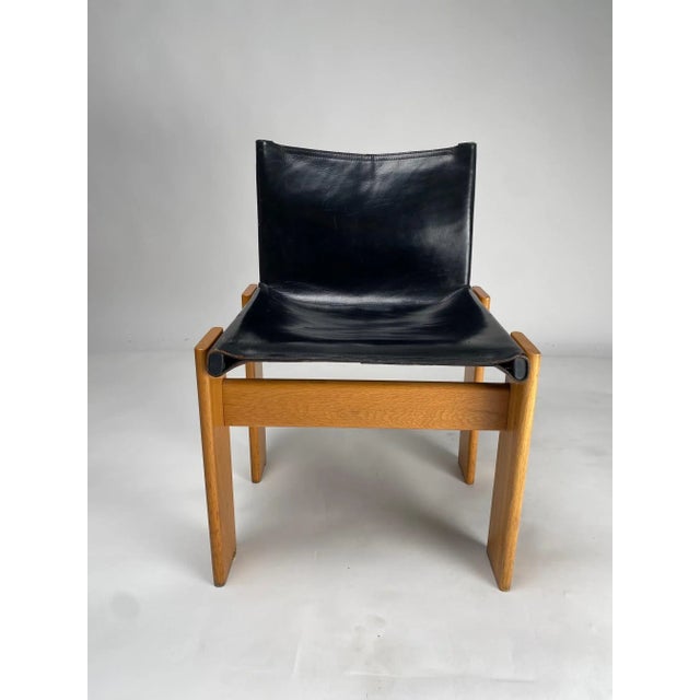 Monk Chairs attributed to Afra & Tobia Scarpa for Molteni, Italy, 1974, Set of 4 For Sale - Image 4 of 9