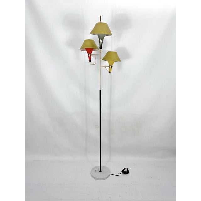 3-Arm Floor Lamp from Stilux Milano, Italy, 1950s For Sale - Image 14 of 14