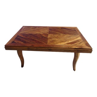 Walnut Extendable Dining Table, 1950s For Sale