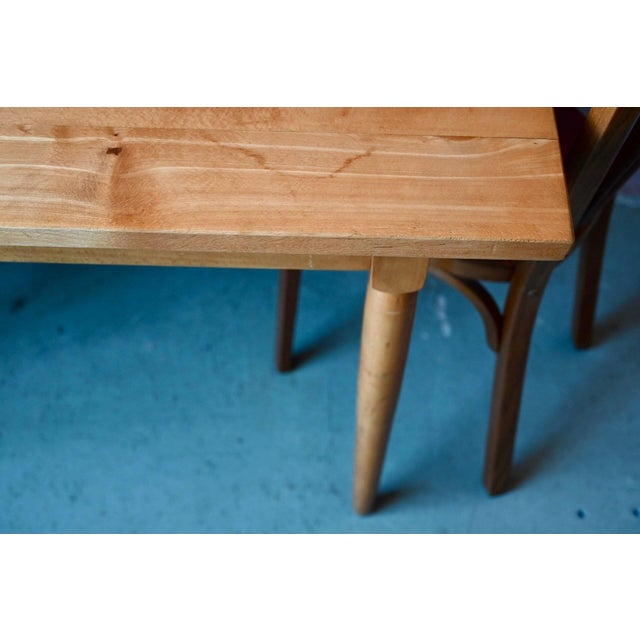 Scandinavian Bistro Table in Light Wood, 1960s For Sale - Image 14 of 17